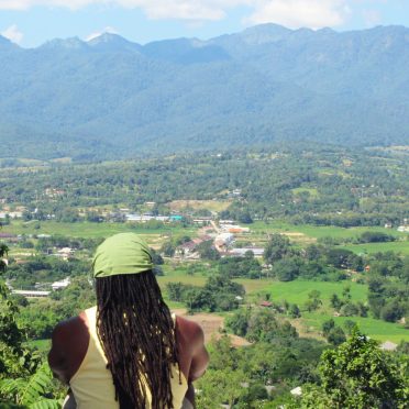 View from Wat Phra That Mae Yen (Big White Buddha) Overlooking Pai Countryside
