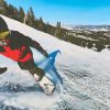 Snowboarding Breckenridge Colorado Pic taken with insta360 X3 invisible selfie stick