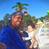Photo of my immediate family at the splash pad in Coral Springs, FL
